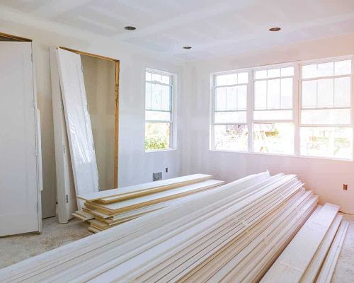 il salotto di una casa durante una ristrutturazioni complete prezzi