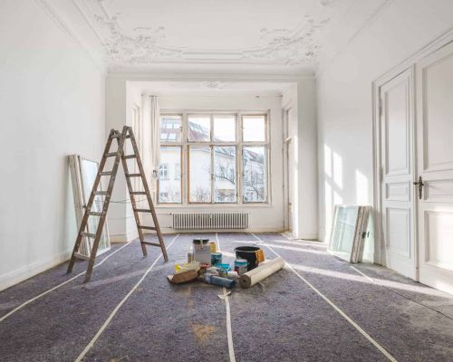 una veduta di un cantiere di ristrutturazioni milano prezzi appartamenti