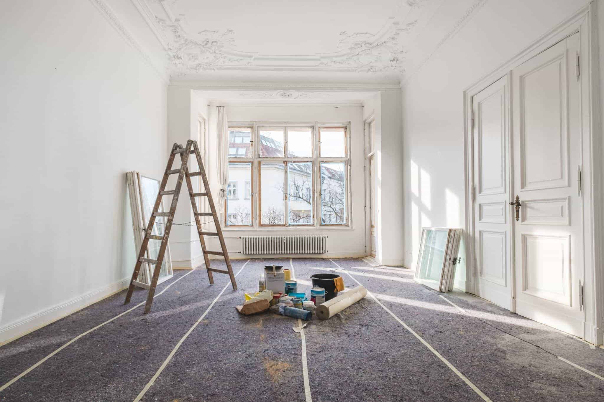 una veduta di un cantiere di ristrutturazioni milano prezzi appartamenti